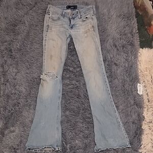 Hollister Light Blue Flare Jeans